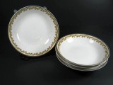 Lot 4 Haviland Limoge Fruit Dessert Bowl Schleiger 101A